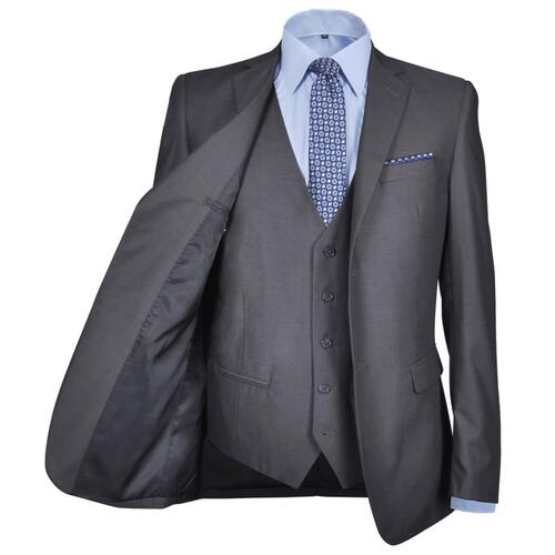 Tre Piece Mænds jakkesæt Størrelse 50 Anthracite Grey