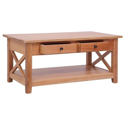 Sofabord 100 x 55 x 46 cm massivt mahognitræ
