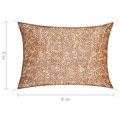 Camouflagenet med opbevaringstaske 5x8 m beige
