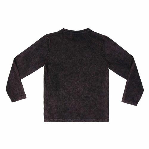 Langærmet T-shirt til Børn Harry Potter Grå Mørkegrå 6 år