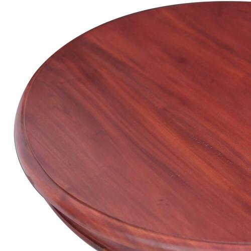 Sidebord 50 x 50 x 65 cm massivt mahognitræ brun
