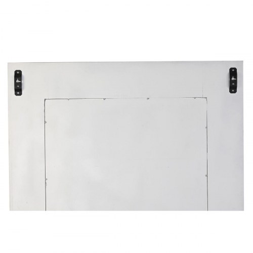 Vægspejl - hvid, moderne romber, 154 × 4 × 94 cm