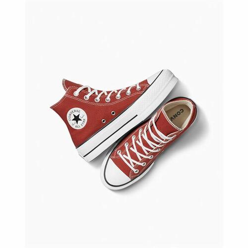 Kondisko til Kvinder Converse Chuck Taylor All Star Lift Hi Brun 35