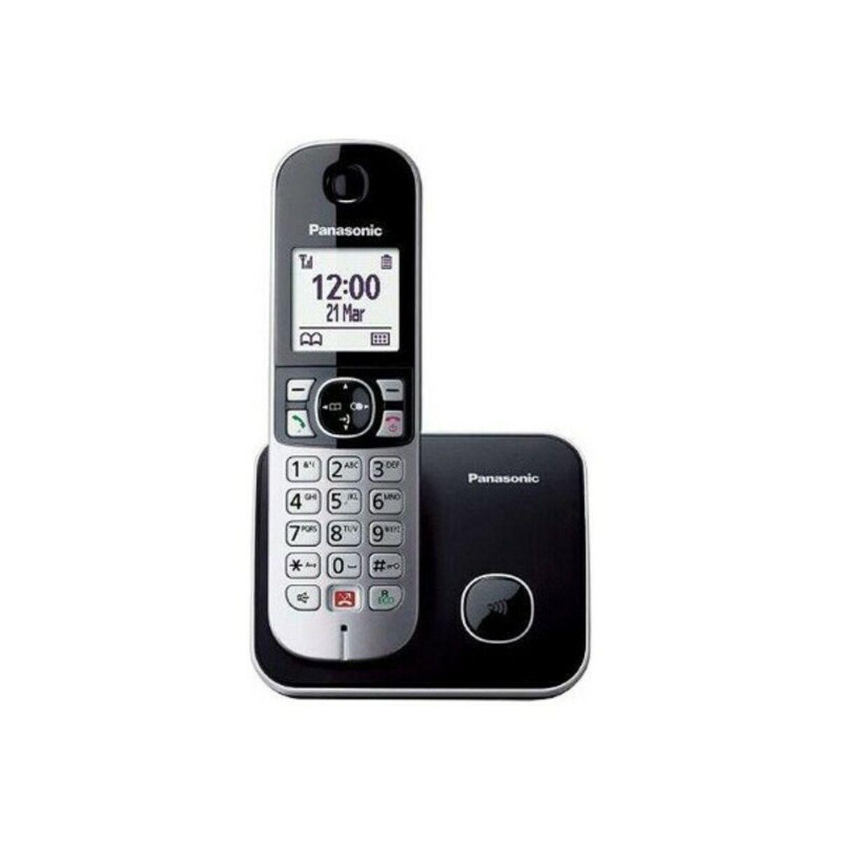 Fastnettelefon Panasonic Corp. Kx Tg6851 1 8  " Lcd Sølvfarvet
