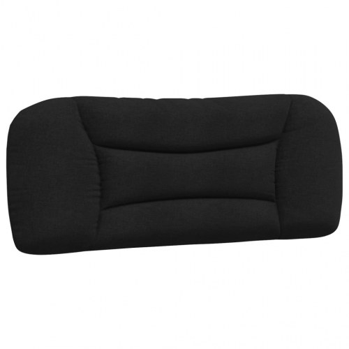 Seng med madras Hvar 100x200 cm - stof, sort