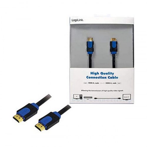 HDMI-kabel LogiLink CHB1110 - sort/blå, han-han
