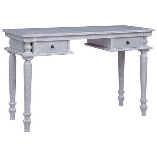 Skrivebord 120 x 50 x 78 cm massivt mahognitræ&#9;