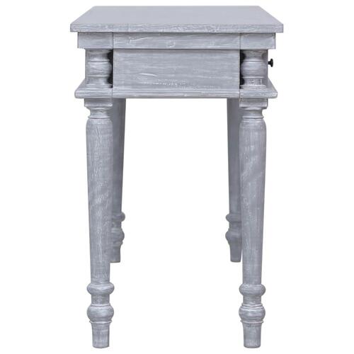 Skrivebord 120 x 50 x 78 cm massivt mahognitræ&#9;