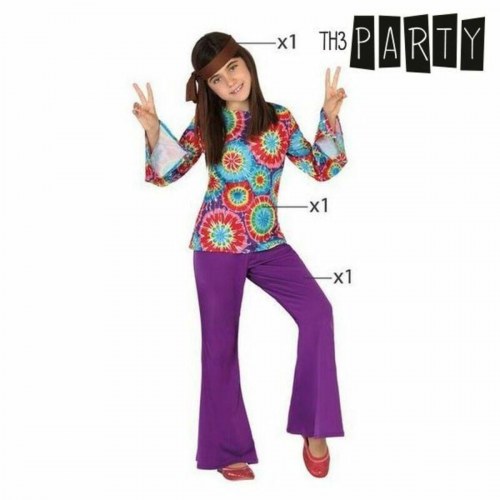 Hippie kostume til børn, 3 dele - 3-4 år