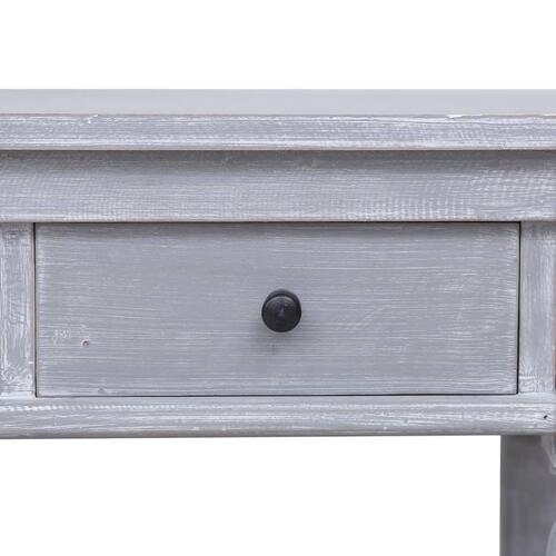 Skrivebord 120 x 50 x 78 cm massivt mahognitræ&#9;