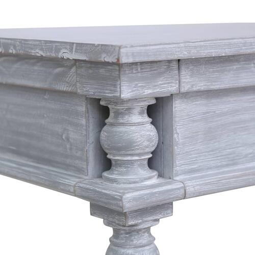 Skrivebord 120 x 50 x 78 cm massivt mahognitræ&#9;