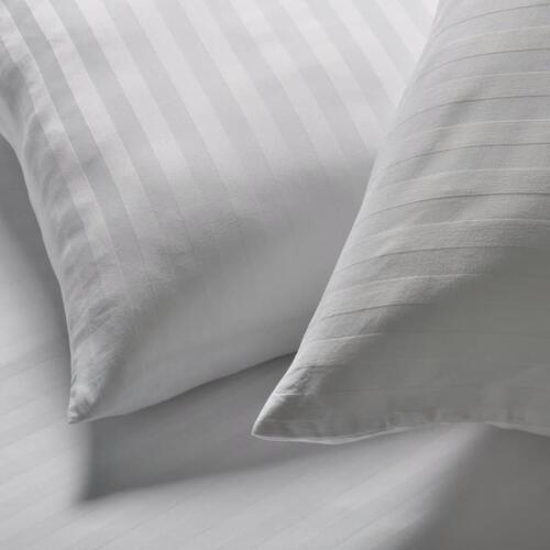 Stribet dyne- og 2 pudebetræk 200x220/80x80 cm bomuldssatin