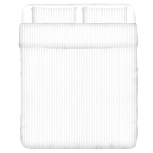 Stribet dyne- og 2 pudebetræk 200x220/80x80 cm bomuldssatin