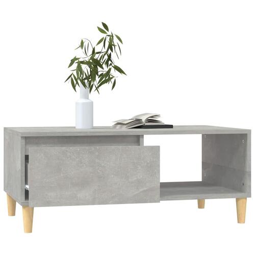 Sofabord 90x50x36,5 cm konstrueret træ betongrå