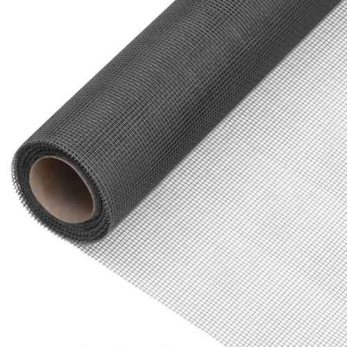 Net i glasfiber 80 × 500 cm - sort insektnet/trådnet