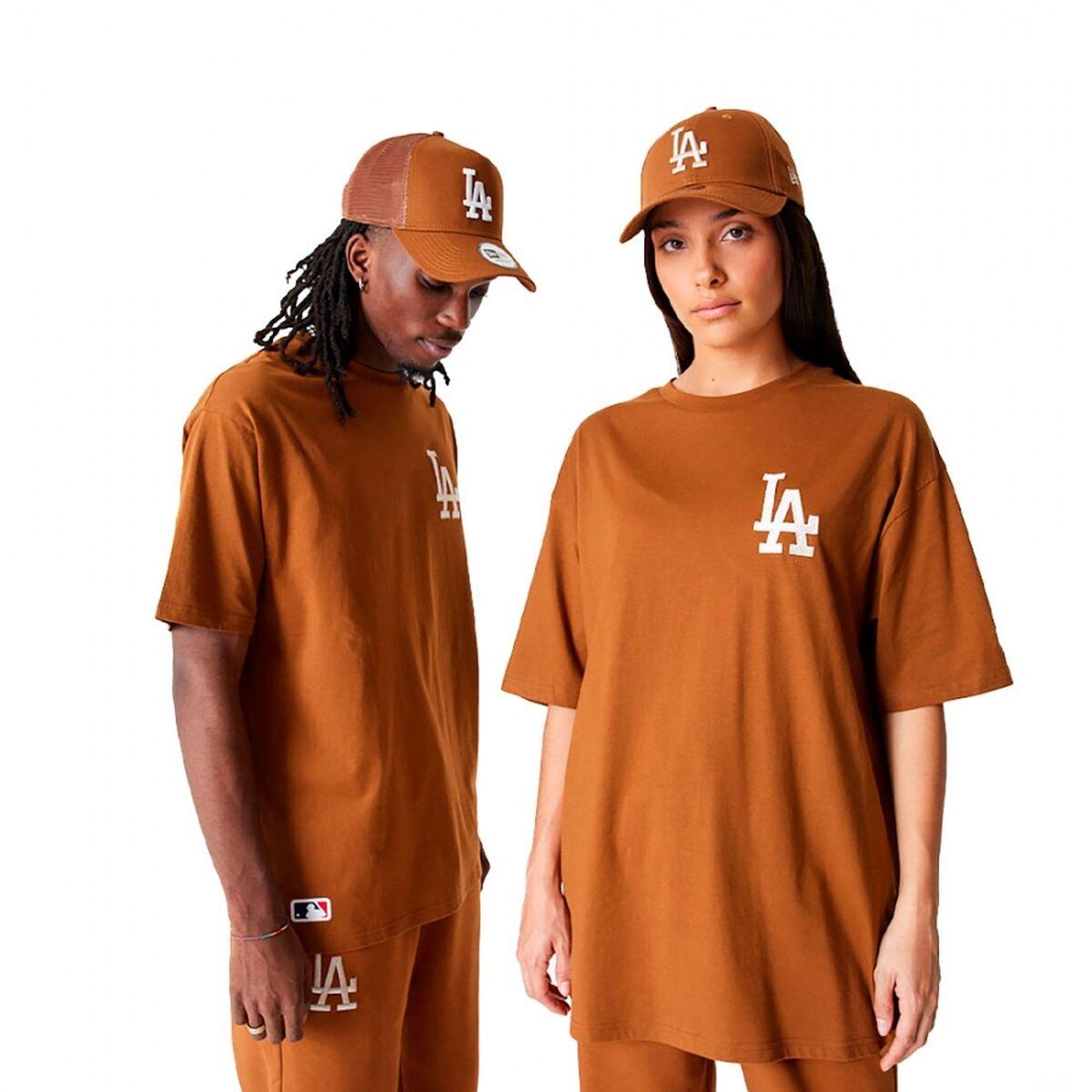 Kortærmet T-shirt til Mænd New Era TEE LOSDOD TPNSTN 60416427 Brun - S