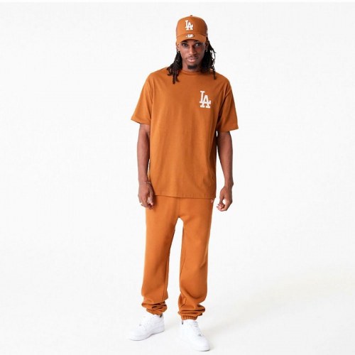 Kortærmet T-shirt til Mænd New Era TEE LOSDOD TPNSTN 60416427 Brun - S