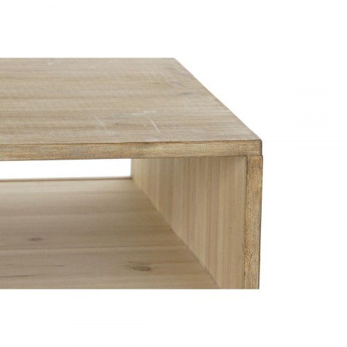 Sofabord 99 × 59 × 38 cm - natur, gran og aluminium
