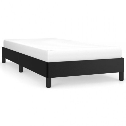 Sengeramme 80×200 cm i sort kunstlæder