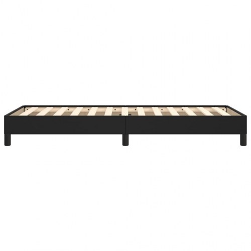 Sengeramme 80×200 cm i sort kunstlæder