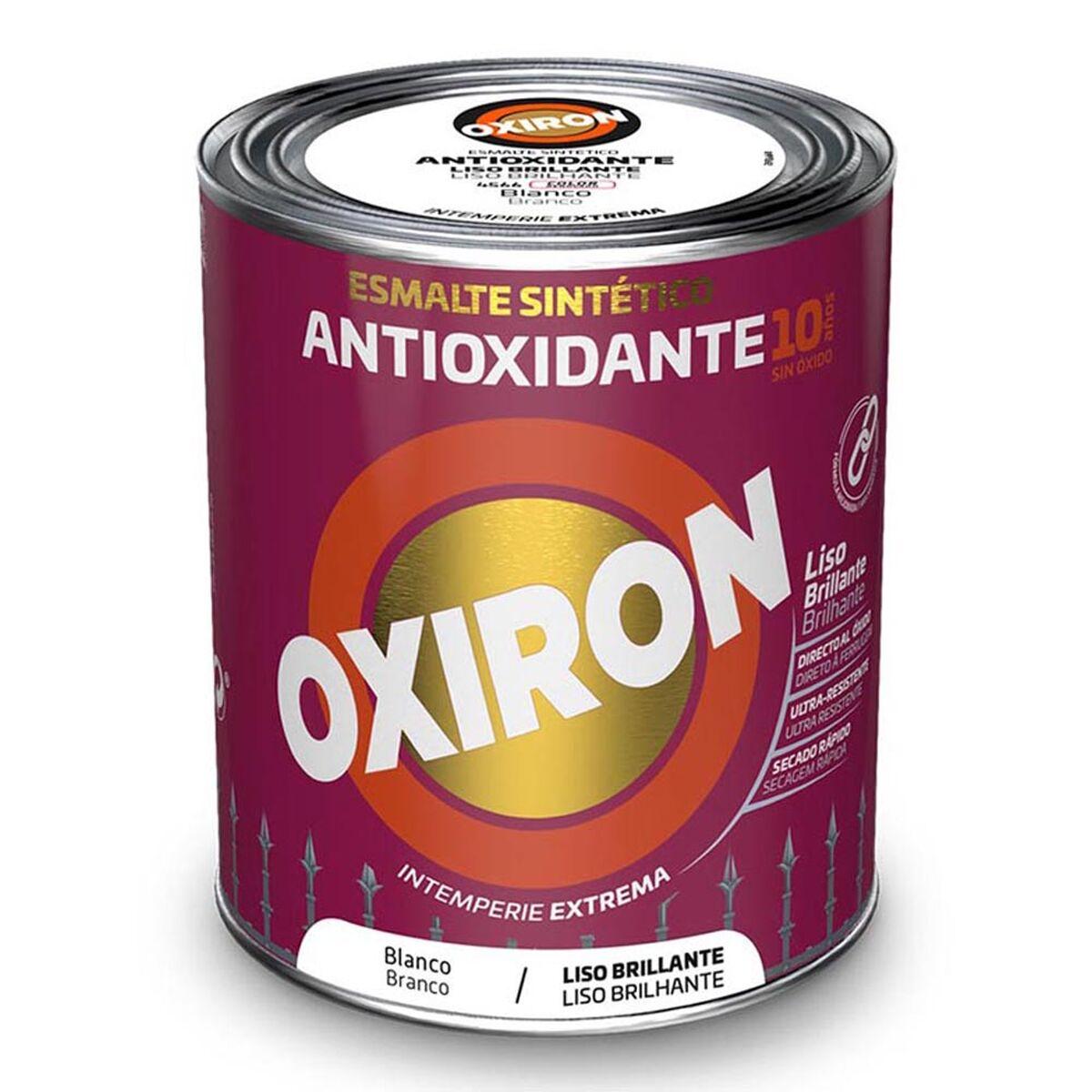 Maling til metal - Oxiron Antirust emalje, hvid skinnende 250 ml
