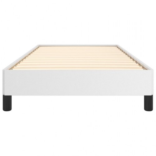 Sengeramme 80x200 cm kunstlæder hvid