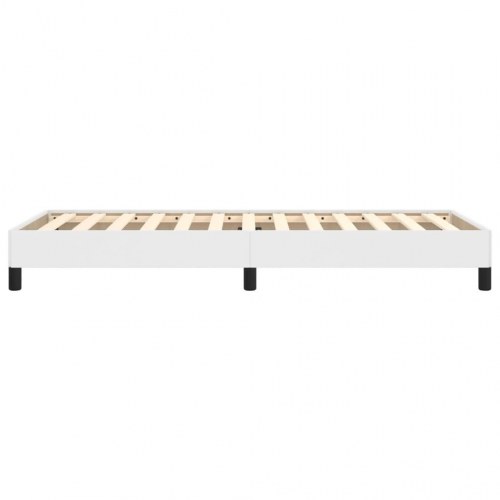 Sengeramme 80x200 cm kunstlæder hvid
