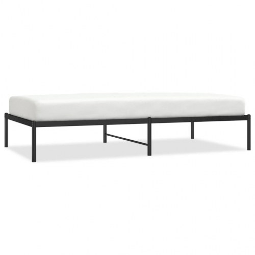 Sengeramme i metal 100 x 190 cm - sort, klassisk og robust