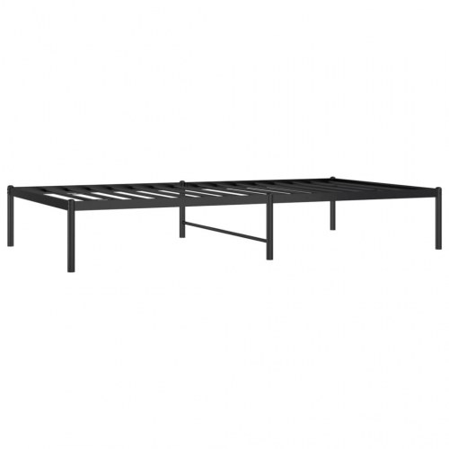 Sengeramme i metal 100 x 190 cm - sort, klassisk og robust