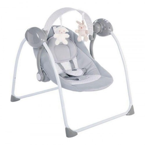 Babygynge Chicco Relax & Play Swing - grå/hvid