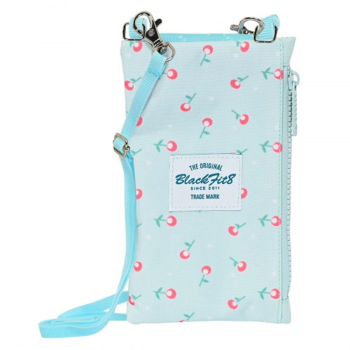 BlackFit8 Mariposa pung og mobilcover - blå (10 × 19 cm)