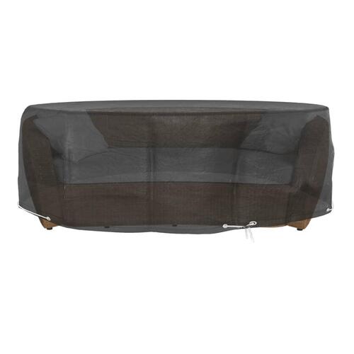 Overtræk til loungesæt 2 stk. Ø188x50 cm 8 øjer rundt