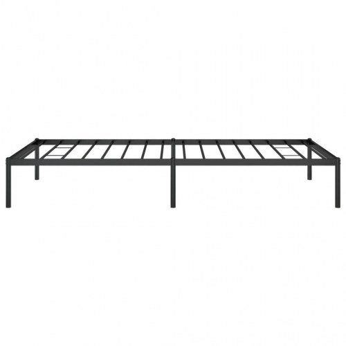 Sengeramme i metal 100 x 200 cm - sort, klassisk platformsseng