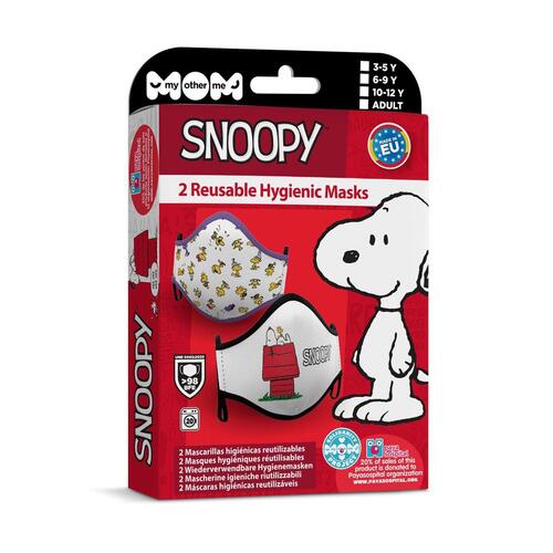 Hygiejnisk maske 2 enheder Snoopy
