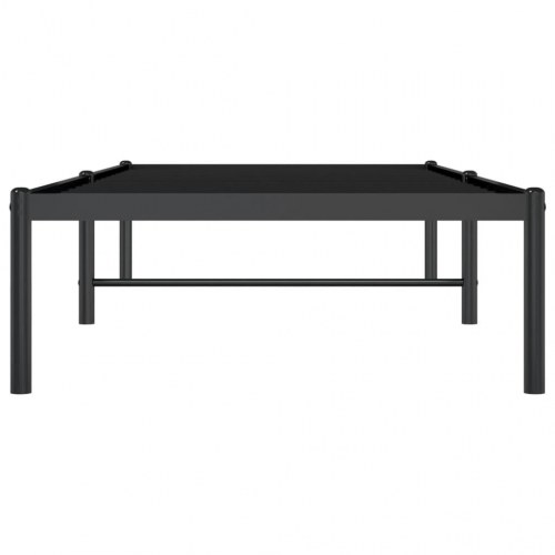 Sengeramme i metal 75×190 cm - sort platformsseng