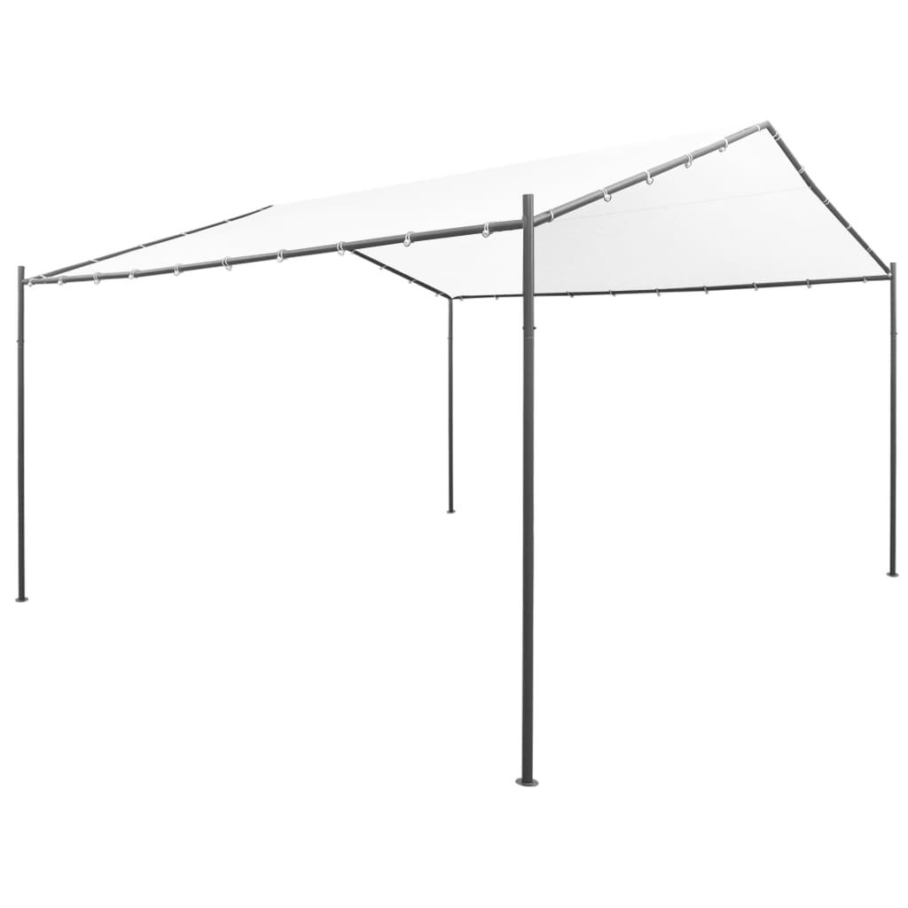 Havepavillon 400x400x260 cm 180 g/m² hvid