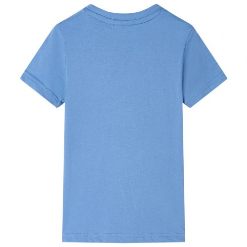 T-shirt til børn str. 92 blå