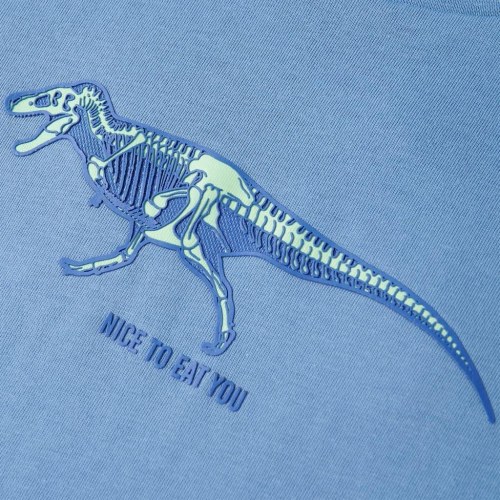 T-shirt til børn str. 92 blå