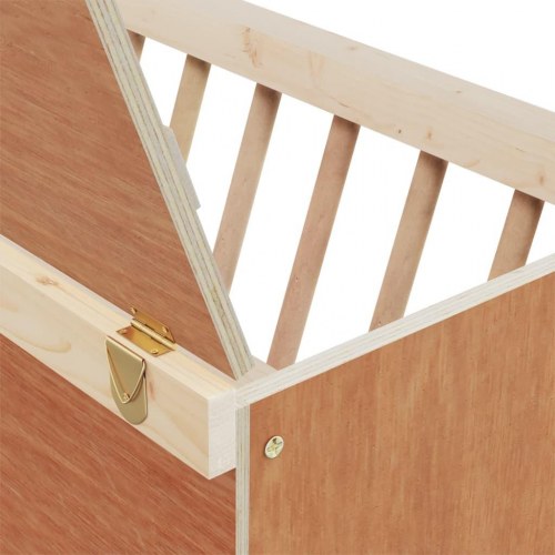 Kaninfoderautomat 37x18,5x23 cm massivt fyrretræ