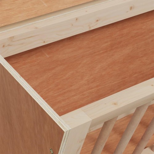 Kaninfoderautomat 37x18,5x23 cm massivt fyrretræ