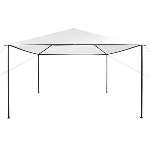 Havepavillon 4x4x3 m 180 g/m² hvid