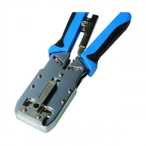 LogiLink WZ0035 krympetang til RJ45/RJ12/RJ11 - sort/blå