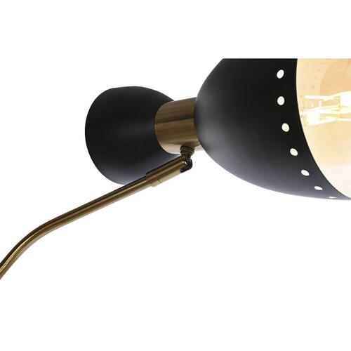 Gulvlampe 109 x 30 x 168 cm Sort Gylden Metal 220 V 50 W