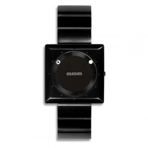 666 Barcelona unisex armbåndsur 666-064 - Ø 45 mm, sort