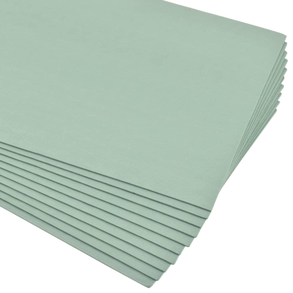 Isoleringsplader XPS skum 5 mm 100x50 cm 80 m² grøn