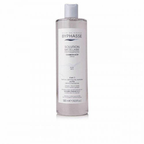 Micellar vand makeupfjerner Byphasse - aktivt kul, 500 ml