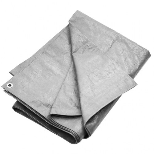 Presenning 8 x 10 m 180 g/m² HDPE - grå