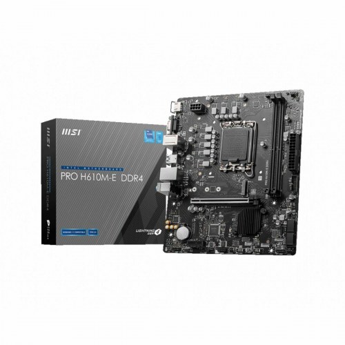 MSI PRO H610M-E DDR4 bundkort - LGA 1700, mATX