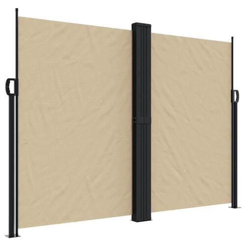Sidemarkise 180x1000 cm sammenrullelig beige
