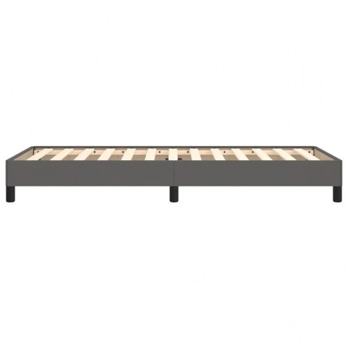 Sengeramme 90x200 cm i kunstlæder - grå
